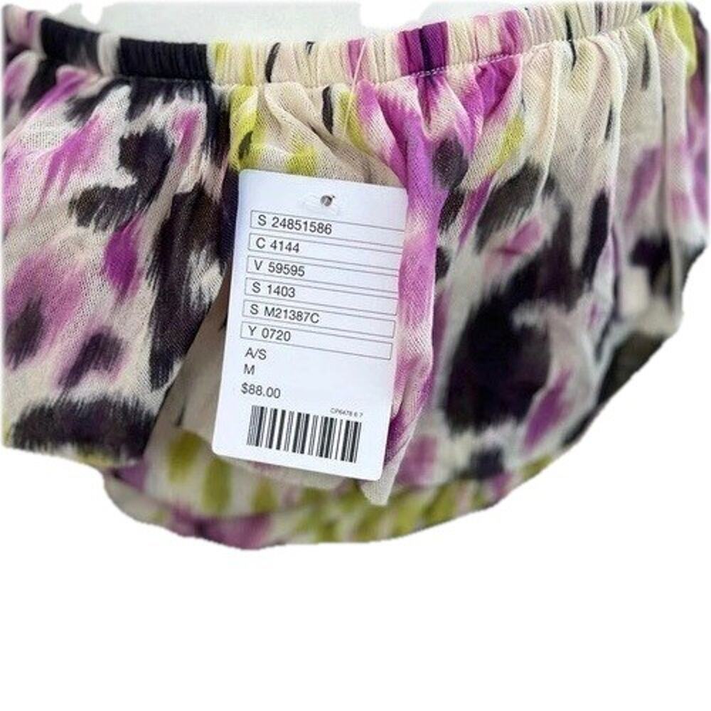 Anthropologie multicolored dress a line Women size M A000280 - Picture 5 of 10